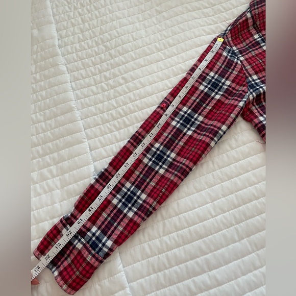 Justice red plaid top - Picture 10 of 10
